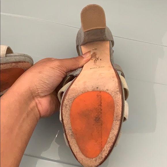 Cole Haan Chelsea T-Strap Suede Sandal - Picture 6 of 8